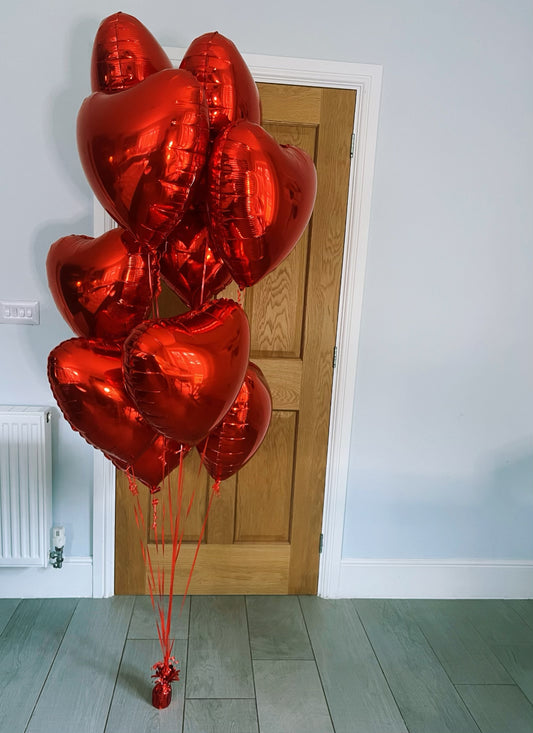 Romantic Heart Balloon Bouquet