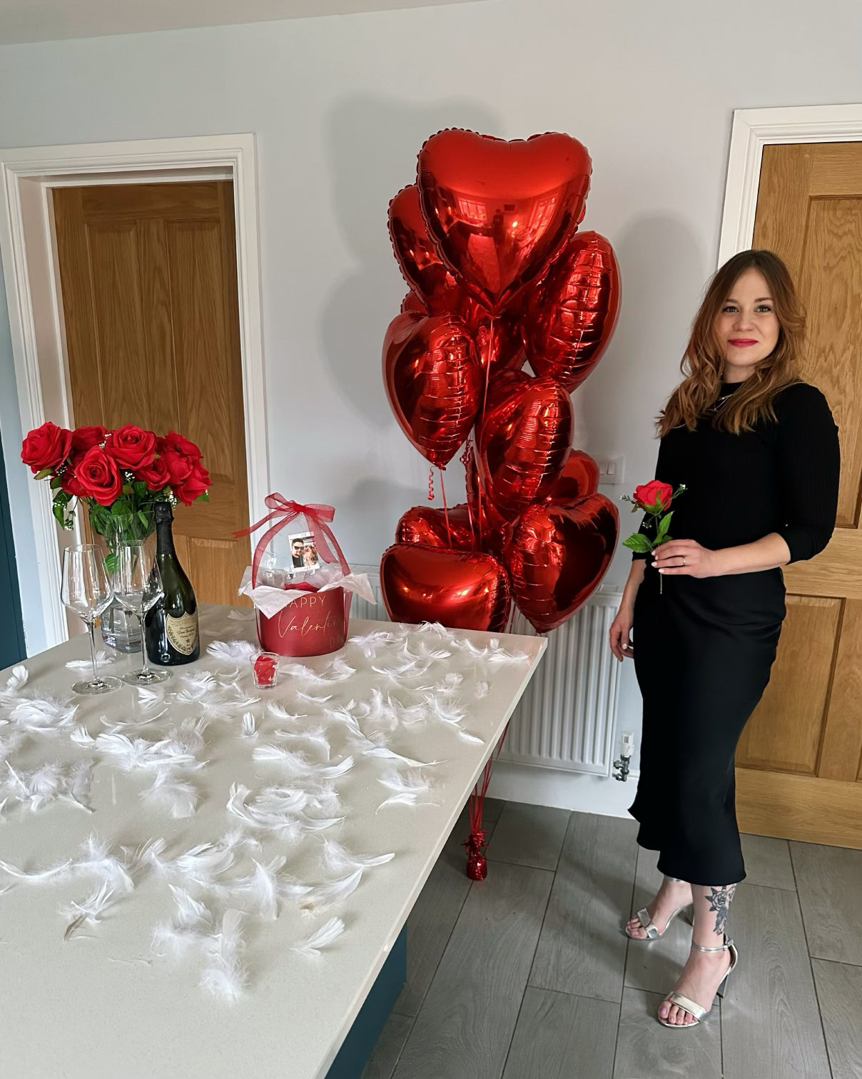 Romantic Heart Balloon Bouquet